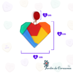 Geometric Red Multicolor - Imagen 2