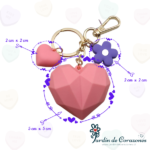 Llavero Geometric PINK - Imagen 2