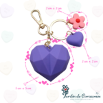 Llavero Geometric VIOLET - Imagen 2