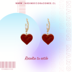 Aros argolla Maroon - Imagen 4