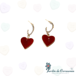 Aros argolla Maroon - Imagen 2